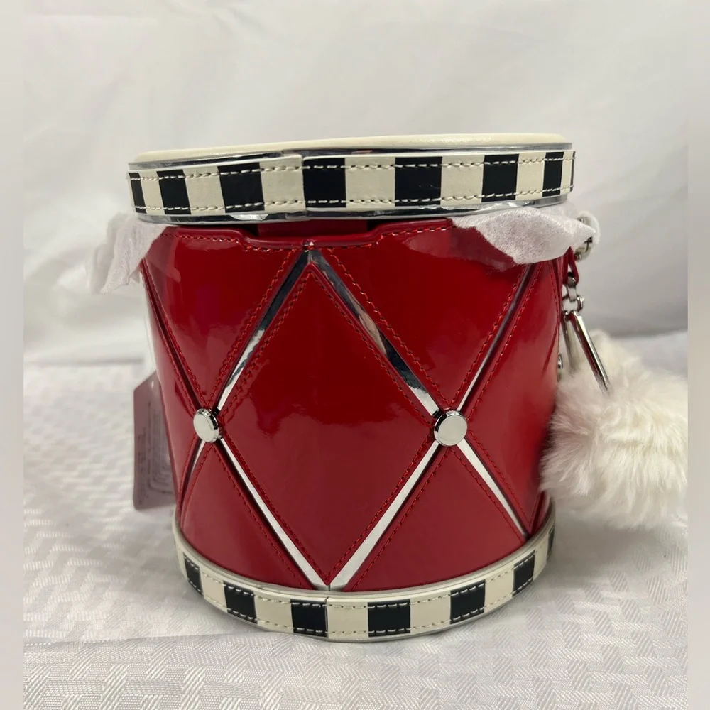 NWT Kate Spade 3D Drum Crossbody Bag Holiday Novelty Collectible
